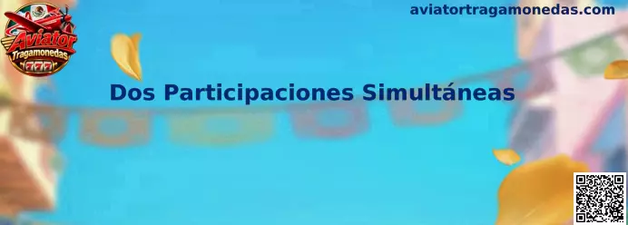Interfaz ilustrativa de Aviator Tragamonedas con dos participaciones simultáneas