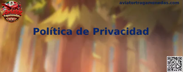 Información sobre privacidad de Aviator Tragamonedas